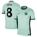 Enzo Fernández Chelsea Nike 2023/24 Third Stadium Replica Player Jersey - Mint/Blue/Navy