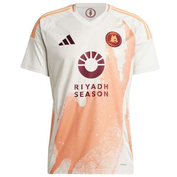 AS Roma adidas 2024/25 Away Replica Jersey - White