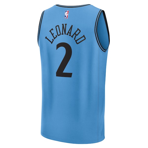 Kawhi Leonard LA Clippers  2024/25 Fast Break Player Jersey - City Edition - Light Blue