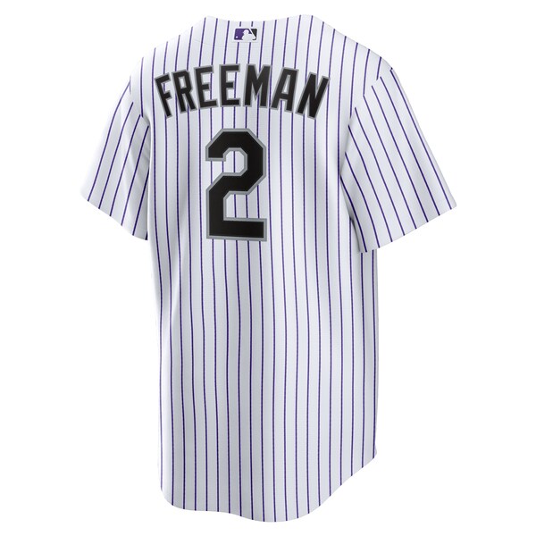 Tyler Freeman Colorado Rockies Nike Home Replica Jersey - White