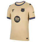 Barcelona Nike 2025/26 Away Stadium Replica Jersey - Gold/Navy