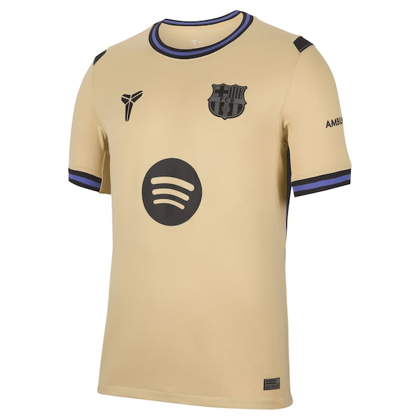 Barcelona Nike 2025/26 Away Stadium Replica Jersey - Gold/Navy