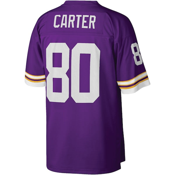 Cris Carter Minnesota Vikings Legacy Replica Jersey - Purple