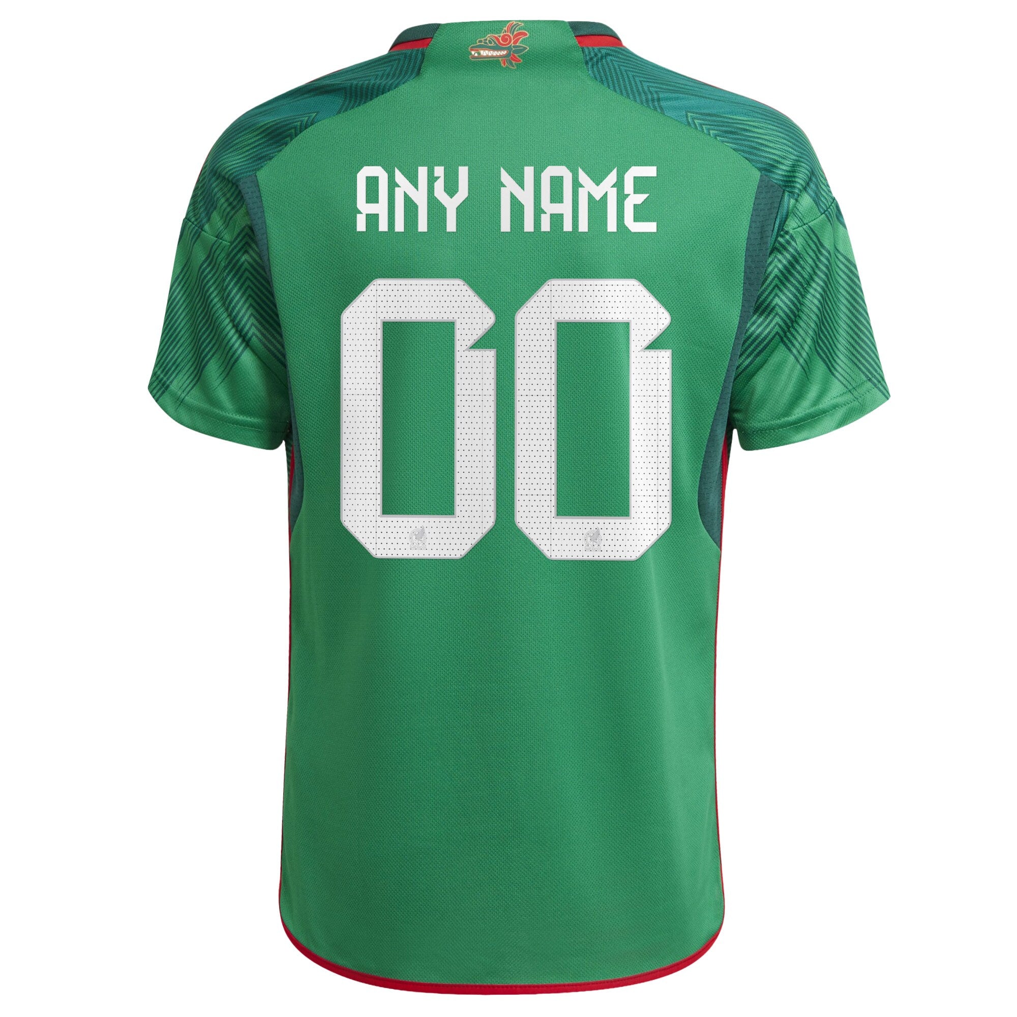 Mexico National Team adidas 2022/23 Home Custom Authentic Jersey - Green