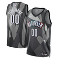 Brooklyn Nets Nike Unisex 2024/25 Custom Swingman Jersey - City Edition - Gray
