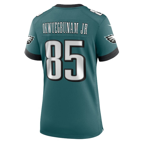 Albert Okwuegbunam Jr. Philadelphia Eagles Nike Women's Team Game Jersey - Midnight Green