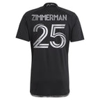 Walker Zimmerman Nashville SC adidas 2024 Man In Black Kit Replica Player Jersey - Black