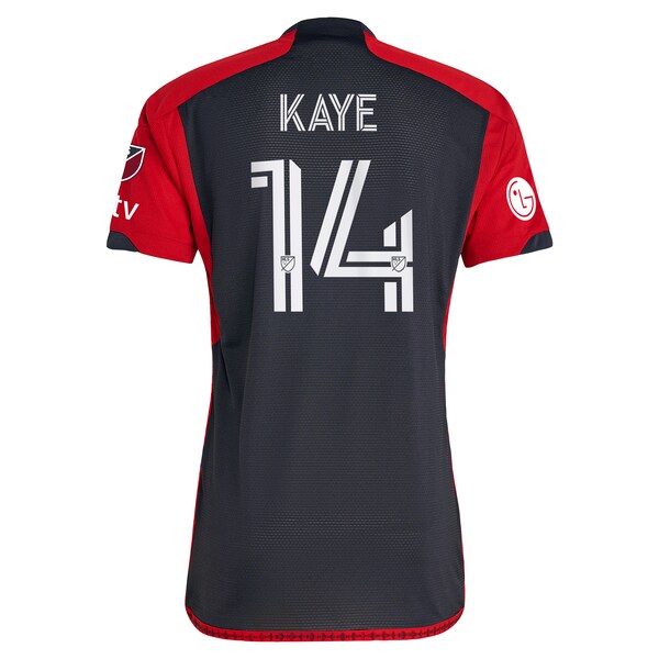 Mark-Anthony Kaye Toronto FC adidas 2023 Club Kit Authentic Player Jersey - Gray