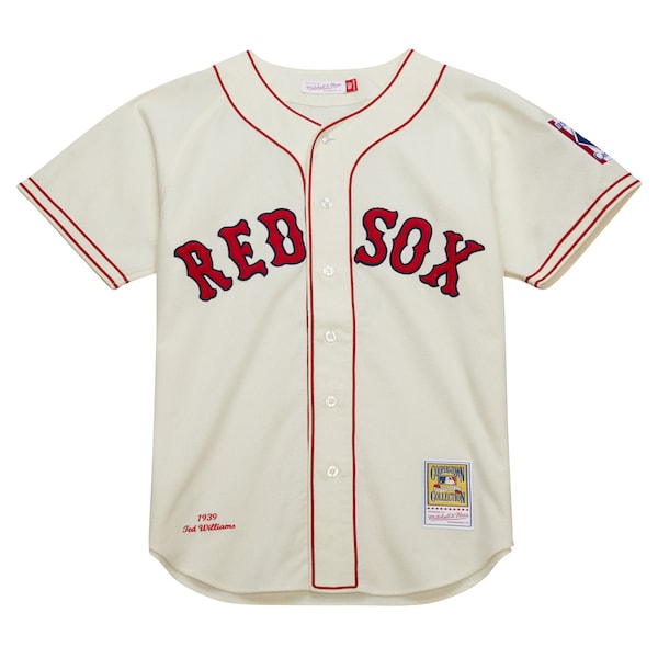 Ted Williams Boston Red Sox Cooperstown Collection 1939 Authentic Jersey - Cream