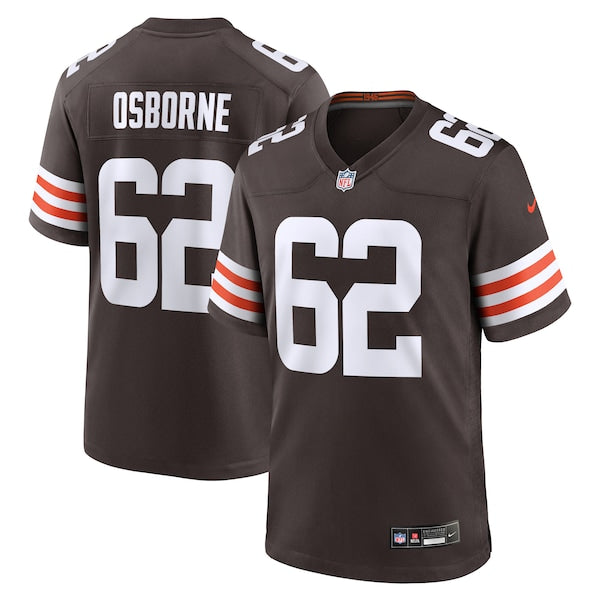 Justin Osborne Cleveland Browns Nike Team Game Jersey -  Brown