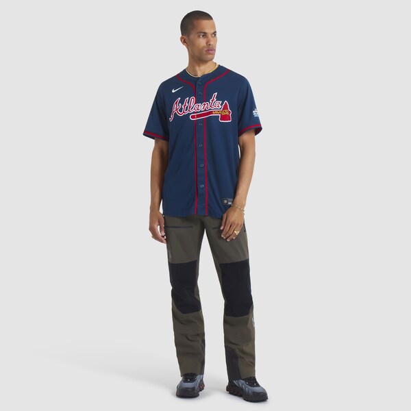 Austin Riley Atlanta Braves Nike 2025 MLB Speedway Classic Alternate Limited Player Jersey - Navy