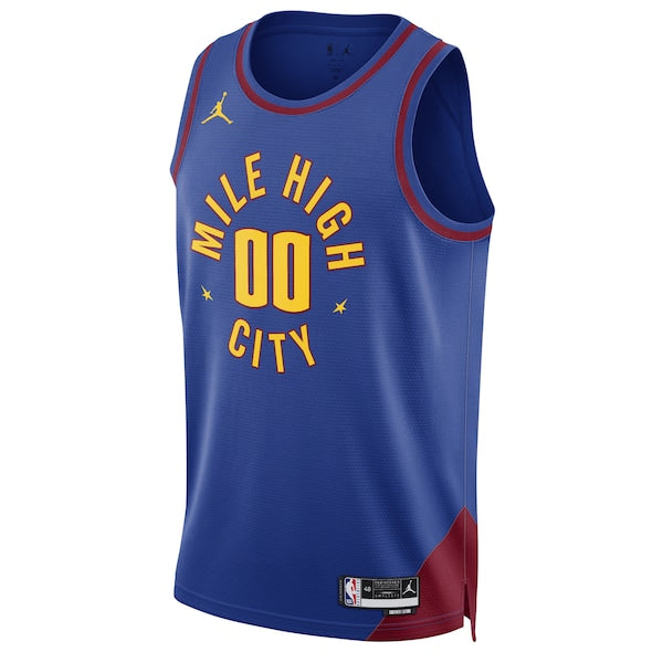 Denver Nuggets Jordan Brand Unisex 2022/23 Swingman Custom Jersey - Statement Edition - Blue