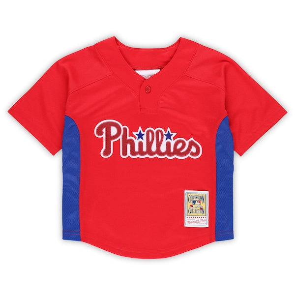 Roy Halladay Philadelphia Phillies  Toddler Cooperstown Collection Mesh Batting Practice Jersey - Red