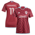 Omir Fernandez Colorado Rapids adidas Women's 2024 One Flag Kit Replica Player Jersey - Burgundy