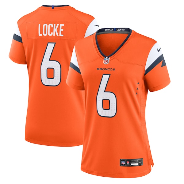 P.J. Locke Denver Broncos Nike Women's Team Game Jersey -  Orange