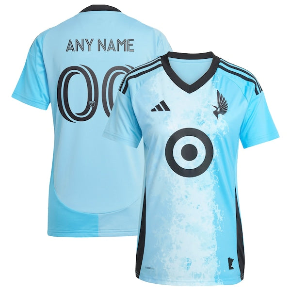 Minnesota United FC adidas Women's 2025 CONVERGENCE Replica Custom Jersey - Blue