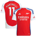 Gabriel Martinelli Arsenal adidas Youth 2024/25 Home Replica Player Jersey – Red