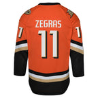 Trevor Zegras Anaheim Ducks Youth Replica Player Jersey - Orange
