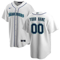 Seattle Mariners Nike Home Replica Custom Jersey - White