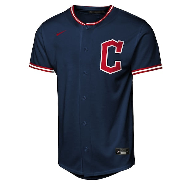 Cleveland Guardians Nike Youth Alternate Replica Jersey - Navy