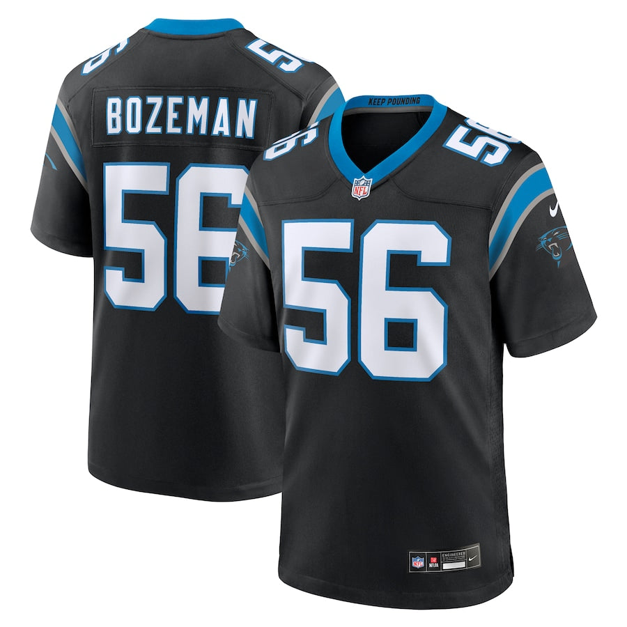Bradley Bozeman Carolina Panthers Nike Team Game Jersey - Black