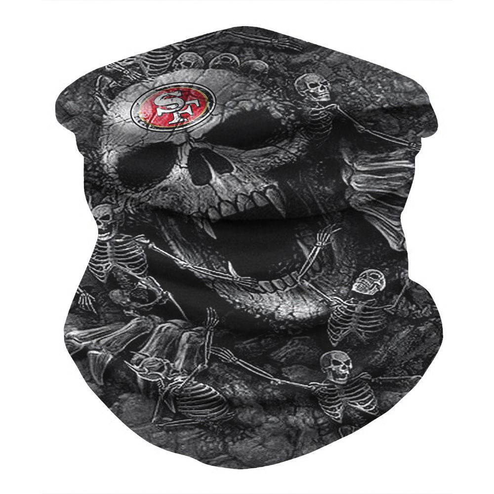 SAN FRANCISCO 49ERS & SKULL FACE MASK BANDANAS