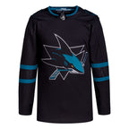 San Jose Sharks adidas Men's Alternate Primegreen Authentic Jersey - Black