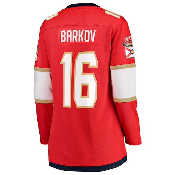 Aleksander Barkov Florida Panthers  Women's 2025 Stanley Cup Final Home Breakaway Player Jersey - Red