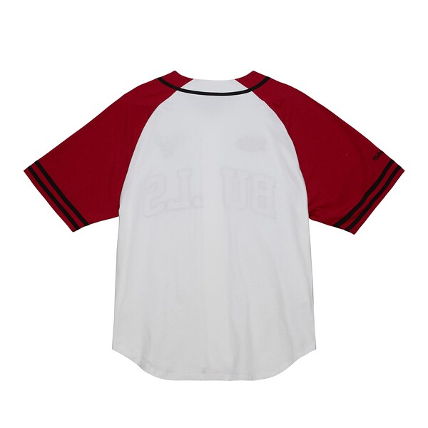 Chicago Bulls Practice Day Baseball Jersey - White