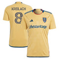 Damir Kreilach Real Salt Lake adidas 2024 The Beehive State Kit Replica Player Jersey - Gold