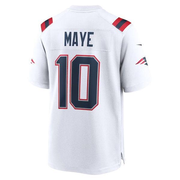 Drake Maye New England Patriots Nike 2024 NFL Draft First Round Pick Player Game Jersey - White