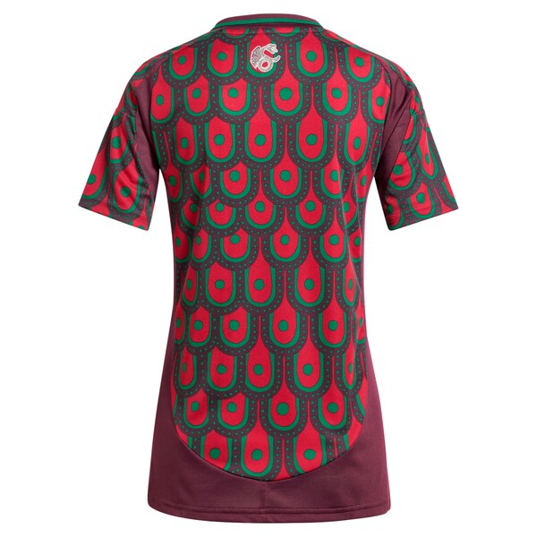 Mexico National Team adidas Women's 2024 Home Replica Jersey - Burgundy