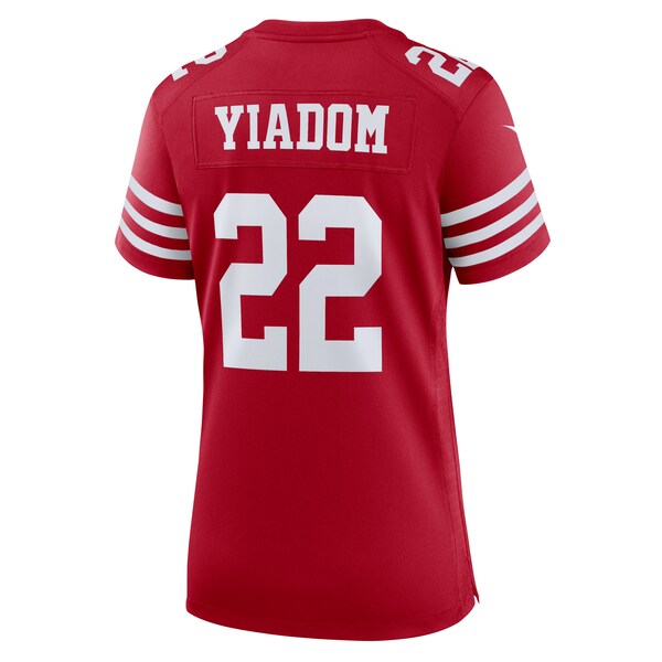 Isaac Yiadom San Francisco 49ers Nike Women's Team Game Jersey -  Scarlet