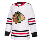 Chicago Blackhawks adidas Away Authentic Blank Jersey - White
