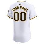 Pittsburgh Pirates Nike Home Elite Custom Jersey - White