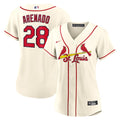 Nolan Arenado St. Louis Cardinals Nike Women's Alternate Replica Player Jersey - Cream/Red/White