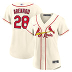 Nolan Arenado St. Louis Cardinals Nike Women's Alternate Replica Player Jersey - Cream/Red/White