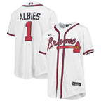 Ozzie Albies Atlanta Braves Nike Youth Alternate Replica Player Jersey - White