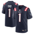 Number 1 Dad New England Patriots Nike Game Jersey - Navy