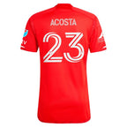 Kellyn Acosta Chicago Fire adidas 2024 Return To Red Authentic Player Jersey - Red