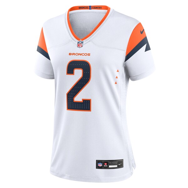 Patrick Surtain II Denver Broncos Nike Women's Game Jersey - White/Navy/Orange