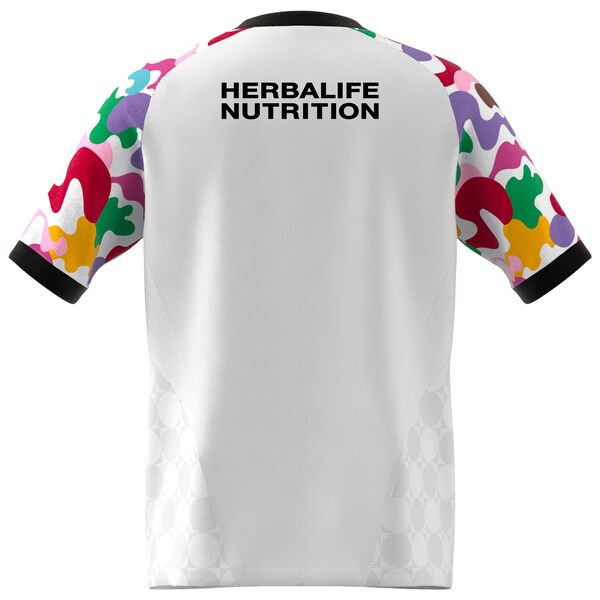 LA Galaxy adidas Youth 2024 Pride Pre-Match Top - White