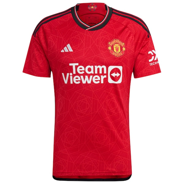 Scott McTominay Manchester United adidas 2023/24 Home Replica Player Jersey - Red/Green