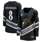 Alexander Ovechkin Washington Capitals  Women's Alternate 50th Anniversary Premier Breakaway Player Jersey - Black/Navy/White