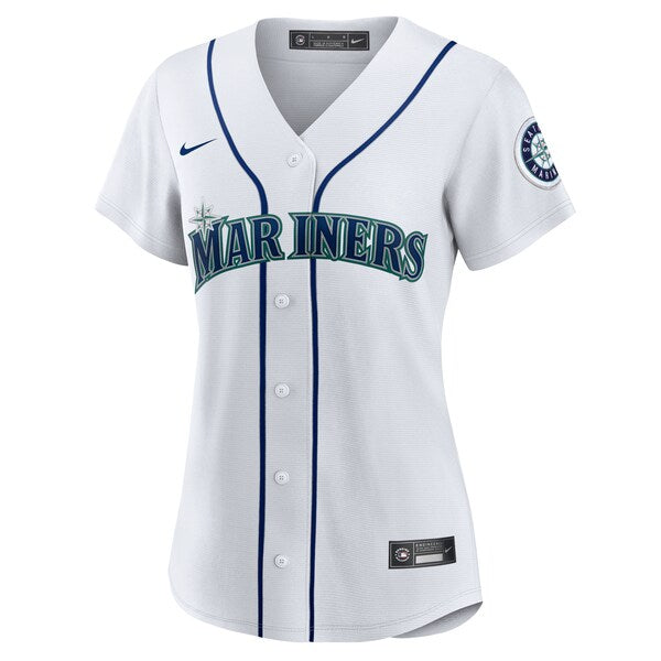 Seattle Mariners Nike Women's #1 Bride Home Replica Jersey - White