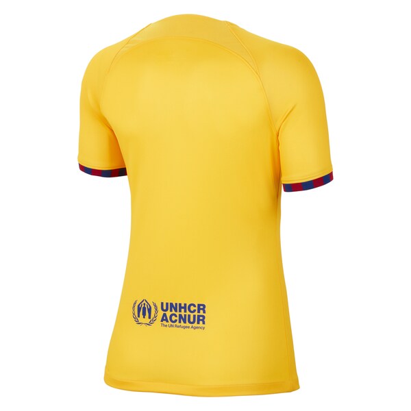 Barcelona Nike Women's 2022/23 Fourth Breathe Stadium Replica Jersey - Yellow