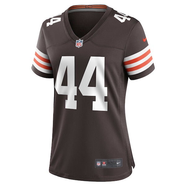 Sione Takitaki Cleveland Browns Nike Women's Game Jersey - Brown