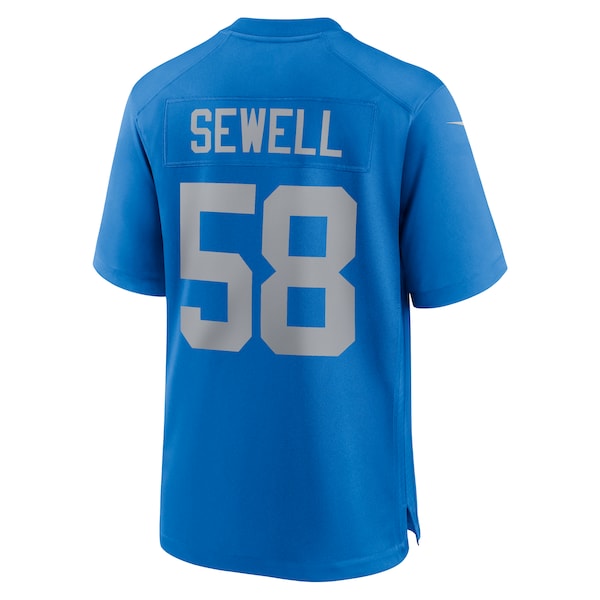 Penei Sewell Detroit Lions Nike Alternate Game Jersey -  Blue