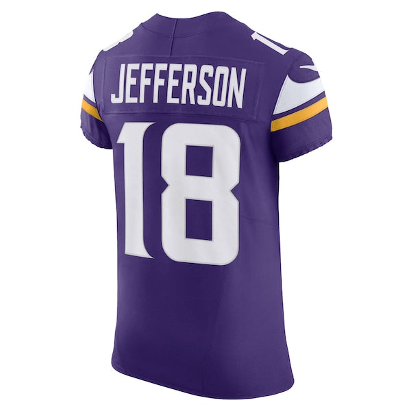 Justin Jefferson Minnesota Vikings Nike  Vapor F.U.S.E. Elite Jersey - Purple