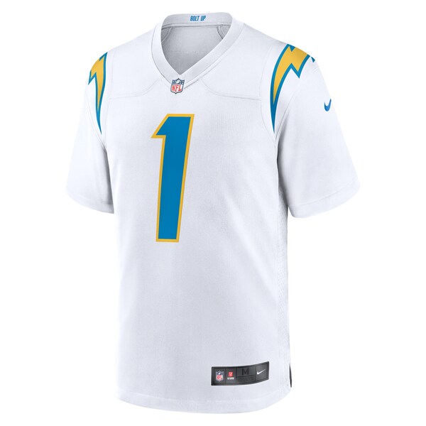 Quentin Johnston Los Angeles Chargers Nike Away Game Jersey - White/Navy/Royal